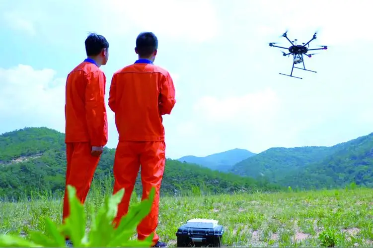 龙州无人机倾斜摄影巡检拍摄